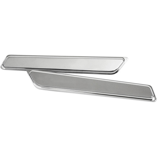 Klock Werks Chrome Saddlebag Hinge Insert for 2014-2020 Harley - Smooth