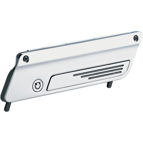 Drag Specialties Saddlebag Latch Inserts for 1993-2013 Harley - Chrome
