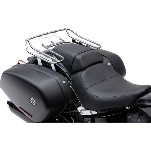 Cobra BA Wraparound Detachable Solo Luggage Rack for 2018-2020 Harley Softail Sport Glide FLSB - Chrome