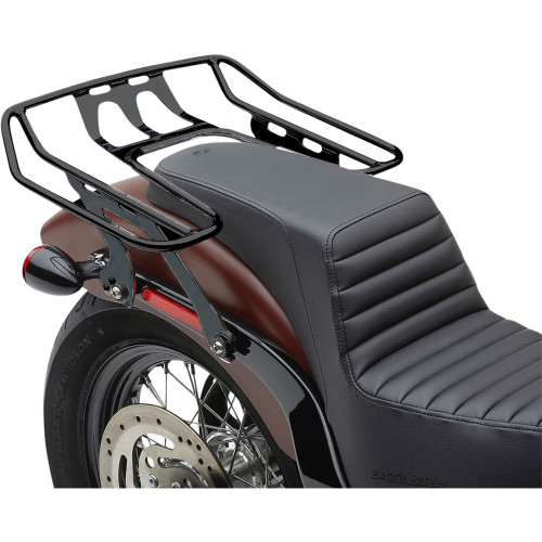 Cobra BA Wraparound Detachable Solo Luggage Rack for 2018-2020 Harley Softail FXBB/FLSL - Black