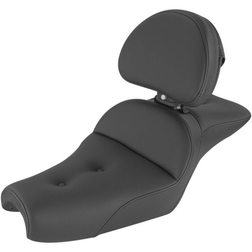 Saddlemen Explorer Seat w/ Backrest for 2004-2023 Harley Sportster - 3.3 Gal. Tank