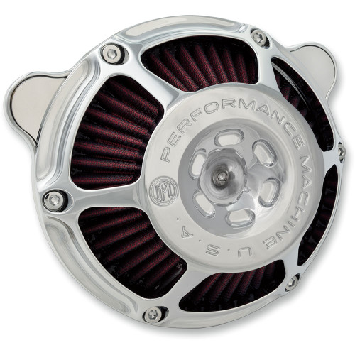 Performance Machine Max HP Air Cleaner for 2017-2023 Harley M8 - Chrome