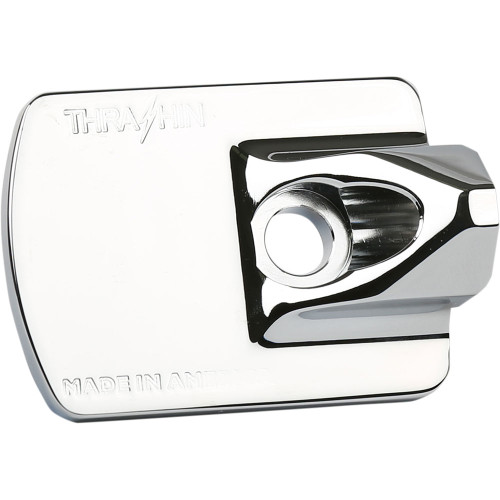Thrashin Supply Chrome Stock Brake Pedal Pad Mount for Thrashin Adj. Brake Arm