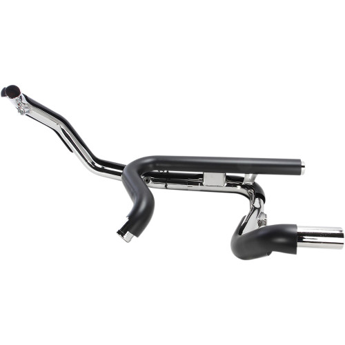 Cobra Powerport Headpipes Dual Bung for 2010-2016 Harley Touring - Black
