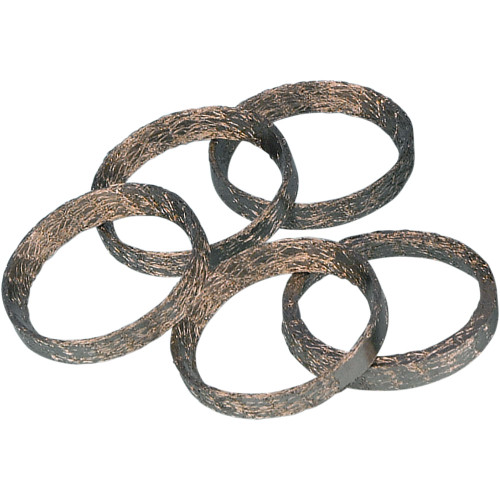 James Gasket Tapered Graphite Exhaust Port Gasket for Harley - Pair - Repl. OEM #65324-83A
