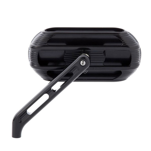 Arlen Ness Sidekick Forged Mirrors for Harley - Black