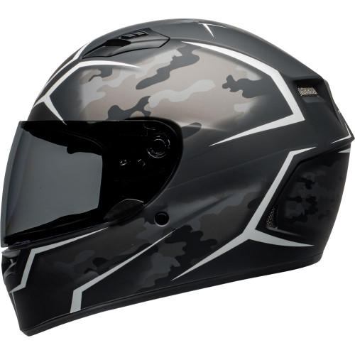 Bell Qualifier Stealth Camo Helmet - Matte Black/White