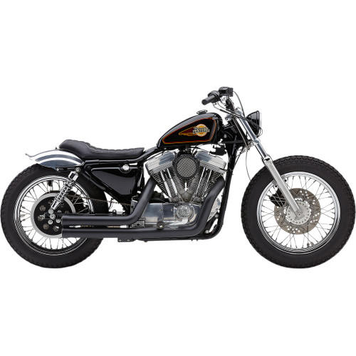 Cobra Speedster Short 909 Exhaust for 1986-2003 Harley Sportster - Black