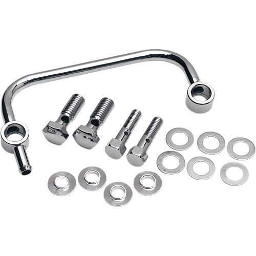 Drag Specialties Chrome Crankcase Breather Kit 1993-17 Harley Big Twins