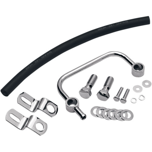 Drag Specialties Chrome Crankcase Breather Kit 1991-2020 Harley Sportster