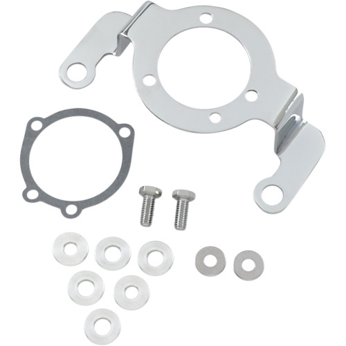 Drag Specialties Chrome Air Cleaner Support Bracket on 1993-2017 Harley Twin Cam