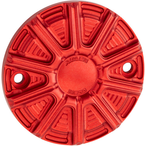 Arlen Ness 10-Gauge Points Cover for 2017-2023 Harley M8 - Red
