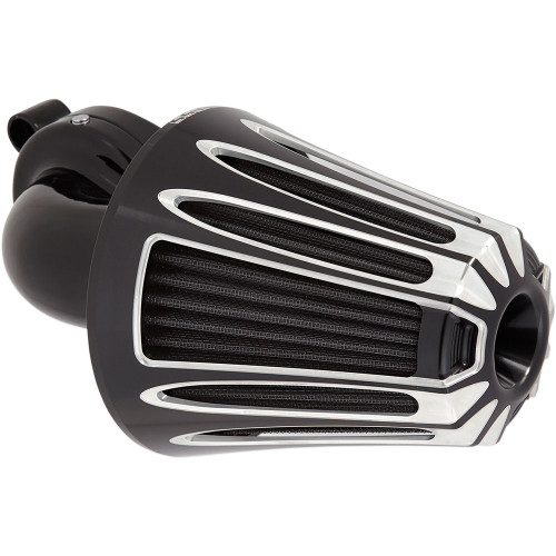 Arlen Ness Deep Cut Monster Sucker Air Cleaner for 2017-2023 Harley M8 - Black