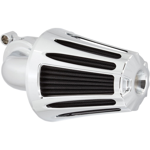 Arlen Ness Deep Cut Monster Sucker Air Cleaner for 2017-2023 Harley M8 - Chrome