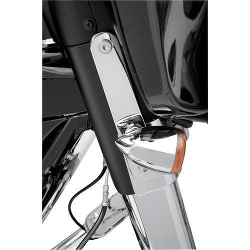 Drag Specialties Turn Signal Relocation Mounts for 1997-2013 Harley Touring
