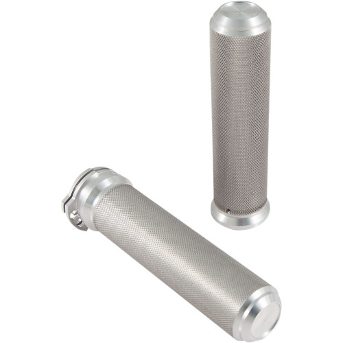 Speed Merchant Speed Grips for Harley Dual Cable - Natural