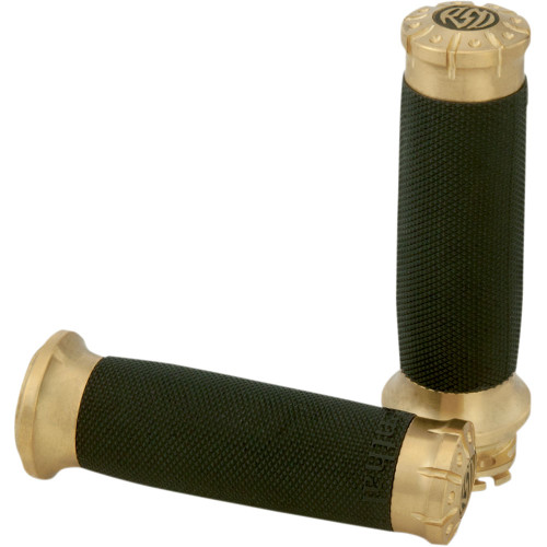 Roland Sands Chrono Grips for Harley Electronic Throttle - Brass