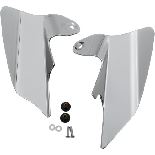 Kuryakyn Saddle Shield Frame Mounted Heat Deflector for 1997-2007 Harley Touring