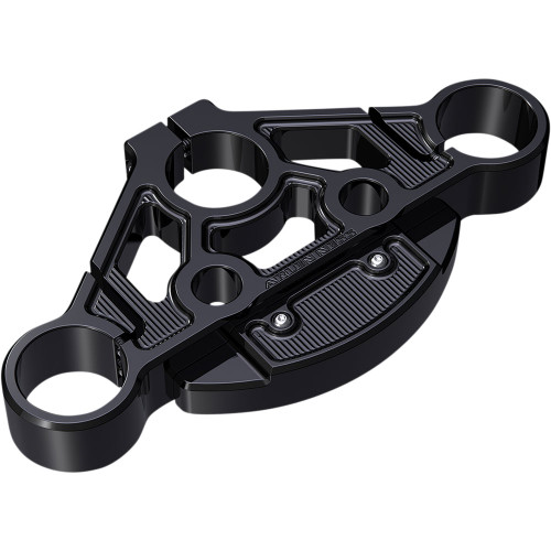 Arlen Ness Method Triple Tree for 2015-2022 Harley Road Glides - Black