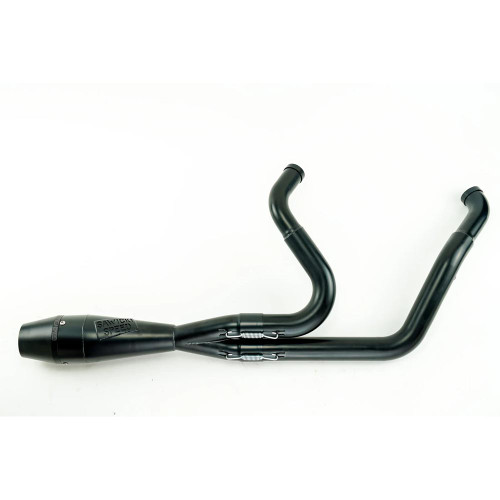 Sawicki 2-1 Shorty Exhaust for 2017-2023 Harley Touring - Black