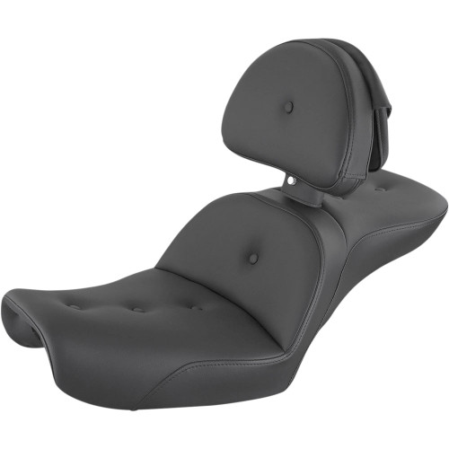 Saddlemen Explorer RS Seat with Backrest for 1996-2003 Harley Dyna