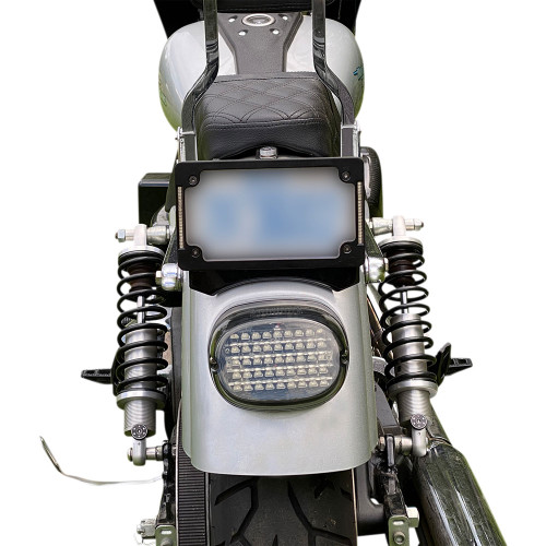 Custom Dynamics Low Profile LED Tail Light for Harley w/ OEM Squareback Taillight - Smoke