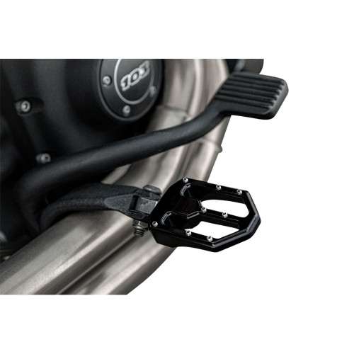 Pro One Moto V1 Foot Pegs for Harley - Black