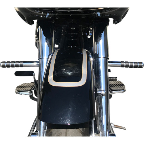 Lindby Adjustable Footrests for 1994-2020 Harley Touring* w/o Fairing Lowers - Chrome