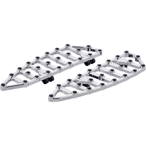 Arlen Ness MX Driver Floorboards for 2018-2022 Harley Softail - Chrome
