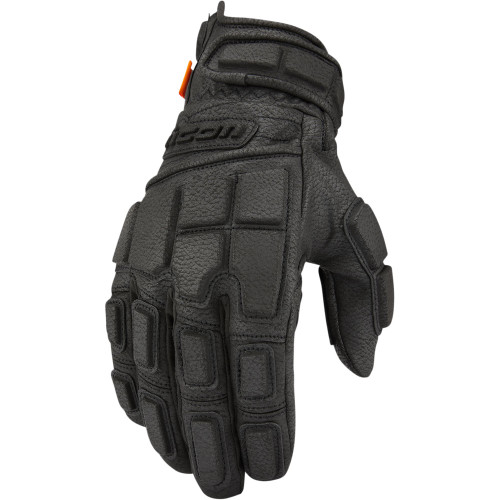 Icon Mens Motorhead 3 Gloves - Black - Get Lowered Cycles
