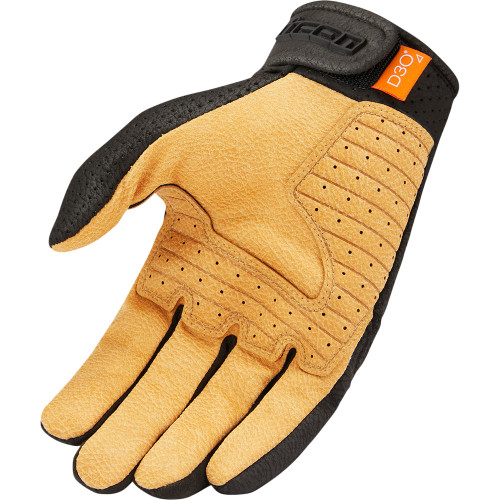 Icon Airform Gloves - Black/Tan