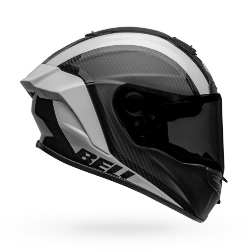 Bell Race Star Flex DLX Helmet - Tantrum 2 Matte/Gloss Black/White