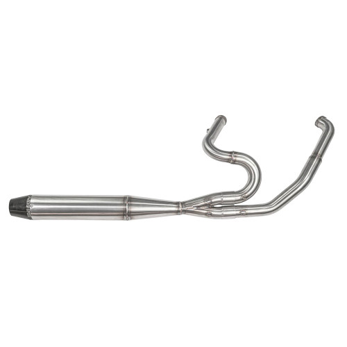 Sawicki 2-1 Mid Length Exhaust for 2017-2023 Harley Touring - Brushed