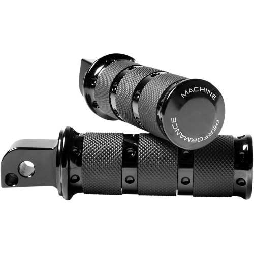 Performance Machine XLS Foot Pegs for Harley Models - Black