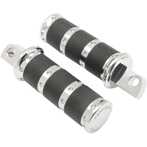 Performance Machine XLS Foot Pegs for Harley Models - Chrome