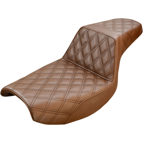 Saddlemen Full LS Step Up Seat for Harley FXR - Brown