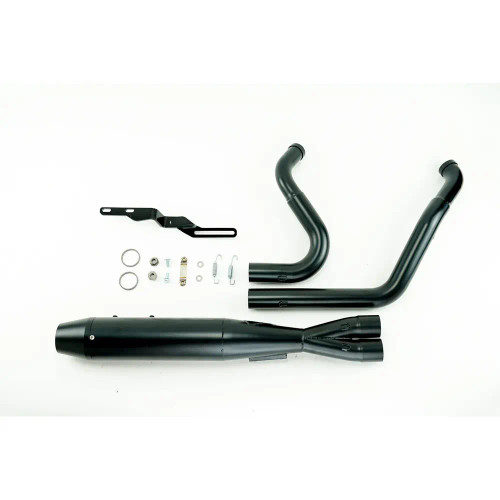 Sawicki 2-1 Mid Length Exhaust for 2017-2023 Harley Touring - Black