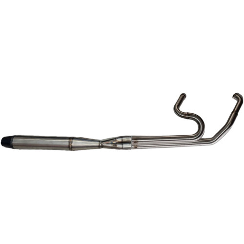 Sawicki 2-1 Full Length Exhaust for 2017-2023 Harley Touring - Brushed