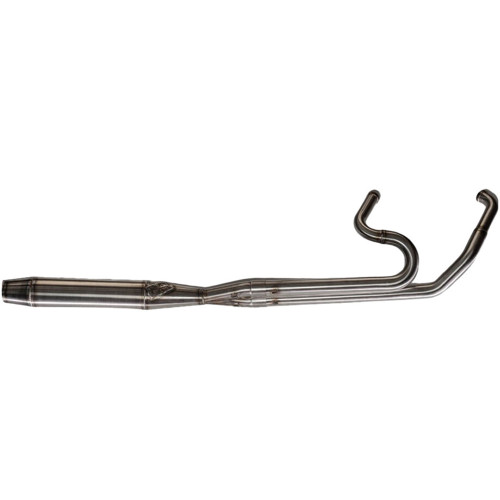 Sawicki 2-1 Full Length Cannon Exhaust for 2017-2023 Harley Touring - Brushed