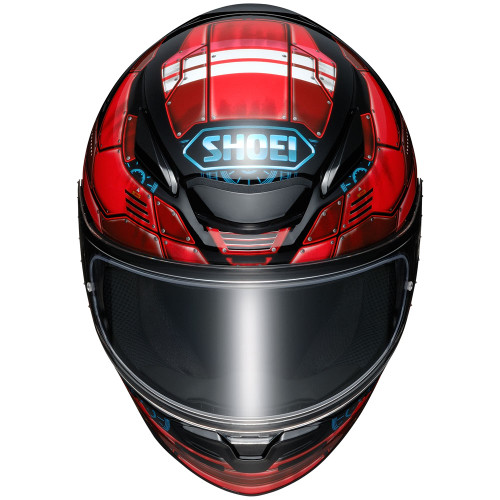 Shoei RF-1400 Helmet - Fortress Red/Black