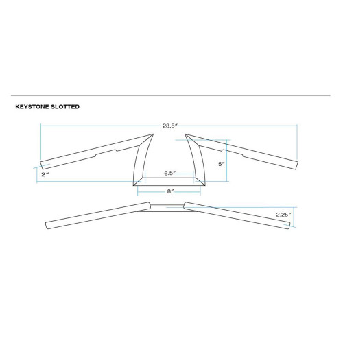 Biltwell Keystone Slotted Handlebars 1