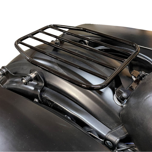 Motherwell Solo Seat Luggage Rack for 2009-2023 Harley Touring