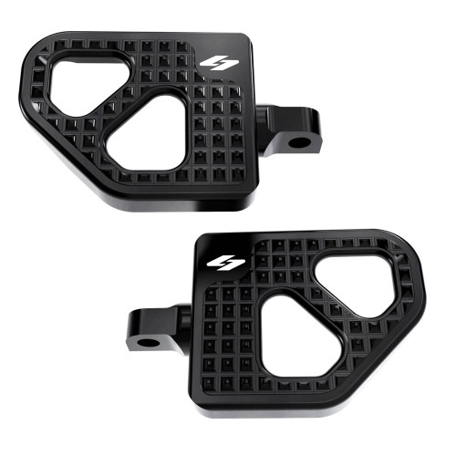 Kraus Max Lean Mini Floorboards for Harley - Black