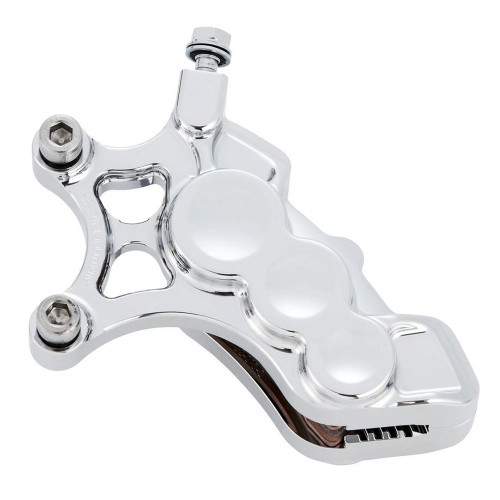 Arlen Ness Front 6-Piston Differential Bore Brake Caliper for Harley - Chrome