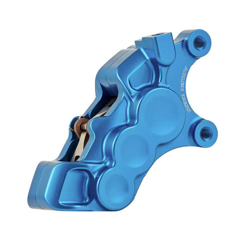 Arlen Ness Front 6-Piston Differential Bore Brake Caliper for Harley - Blue