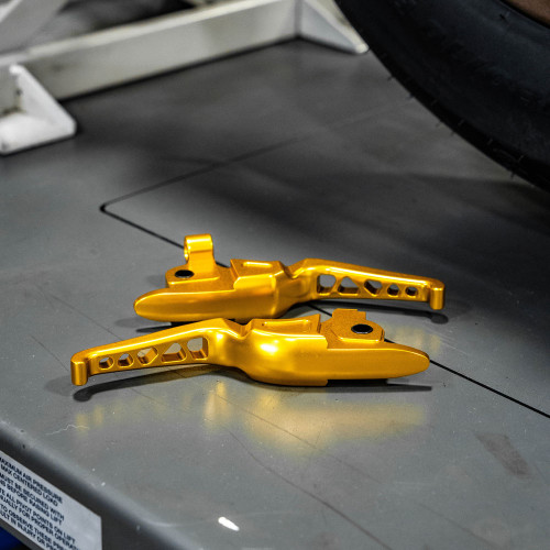 Boosted Brad Destroyer Shorty Brake & Clutch Lever Set for 2015-2024 Harley Softail - OG Gold