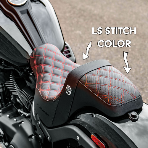 San Diego Customs Pro Series Performance Gripper Seat with Backrest for 2008-2023 Harley Touring - Customizable