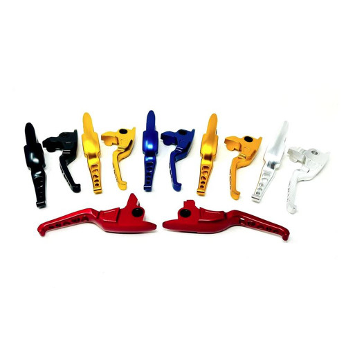 Boosted Brad Destroyer Shorty Brake & Clutch Lever Set for 2021-2023 Harley Touring w/ Cable Clutch