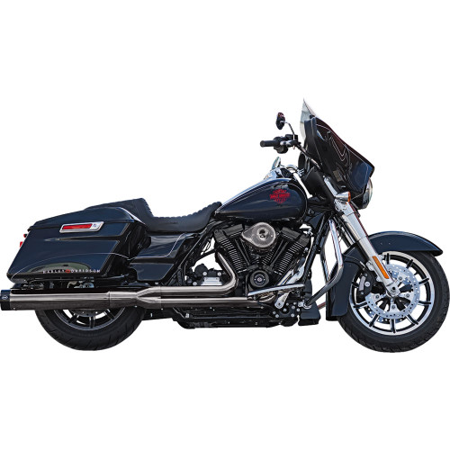 S&S Sidewinder 2-1 49-State Exhaust System for 2017-2023 Harley Touring - Lava Chrome