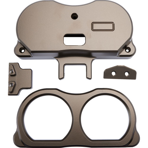 LA Choppers Performance Riser Dual Gauge Mount for 2015-2023 Harley Road Glide - Bronze